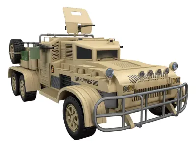 Desert Runner Concept 3D model
