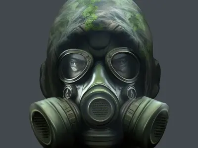 Helmet 3d model military combat Military Low-poly Low-poly 3D model 43