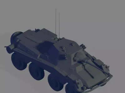 Sd Kfz 234 2 3D model