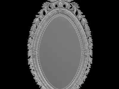 Arte Veneziana Ov04 Wall Mirror 3D model