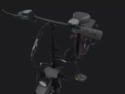 Urban Bicycle 3D Model Game Ready 3D model