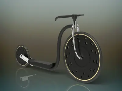 Kick bike 3D model