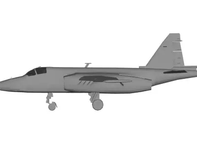 Sukhoi Su-25 3D model purchase