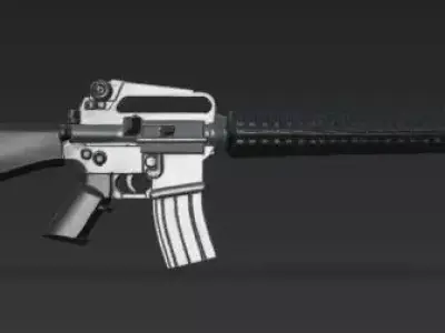 the gun 3 3D model