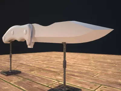 HIE Game Ready Dagger D180131 Low-poly 3D model