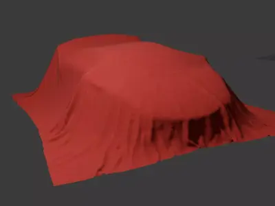 8 Car Cover - Car Cloth 3D model