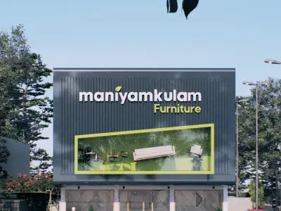 Premium 3D Furniture Store Exterior  Realistic 3D model