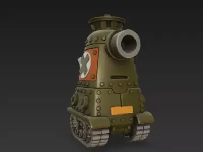 Metal Slug Tank 06 3D print model