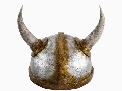 Viking Helmet 01 3D model
