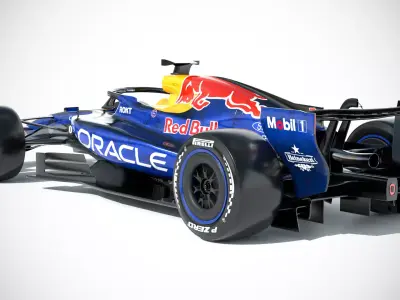 F1 2026 RedBull RB-22  Low-poly 3D model