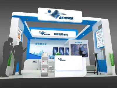 Exhibition - Area -6X6-3DMAX2012-06 3D model