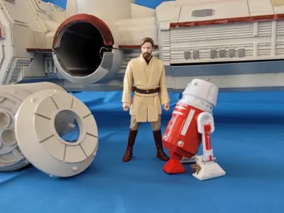 Tantive IV Corellian Corvette Custom Vehicle Playset 3D print model