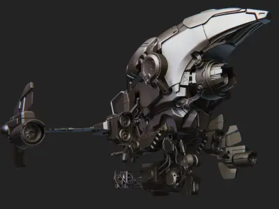 Sci-fi Drone Concept 3D model