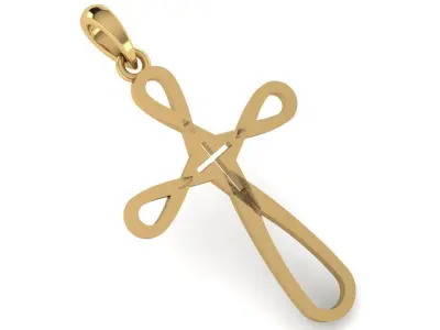 CROSS PENDANT CR204 3D print model