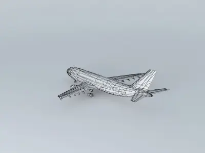 Template Airbus A300 600 REDUX Free 3D model