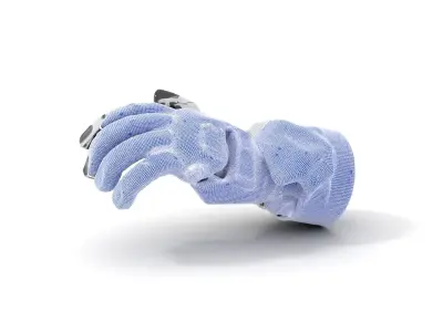 Futuristic Robotic Hand Model Pack with Articulated Fingers Low-poly 3D model purchase