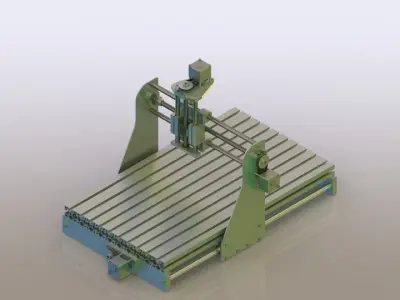 CNC 3-AXIS Free 3D model