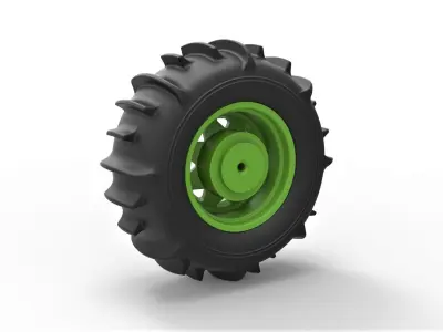 Rear wheel for Dune Buggy 4 3D print model