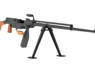 PTRS-41 air rifle 3D model