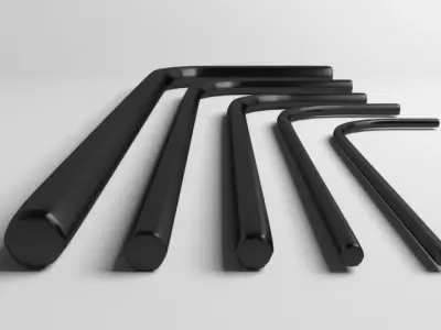 Hex Key 3D model purchase