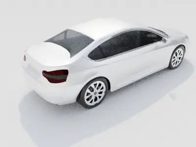 Citroen C5 2012 MODEL  UNFINISHED 3D Low-poly 3D model