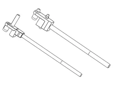 Custom Heavy Duty Pipe Wrench 3D model