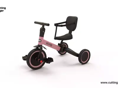 Balance Tricycle 3D model