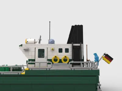 Cargo ship Container ship  LEGO TOY  3D model