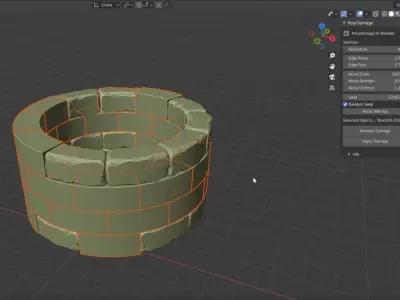 PolyDamage for Blender 3D model