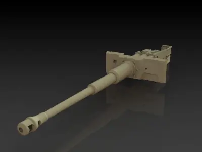 Kampfwagenkanone 88 mm KwK 36 L56 3D model