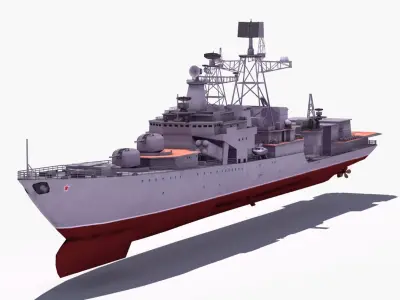 Udaloy Class Destroyer 3D model