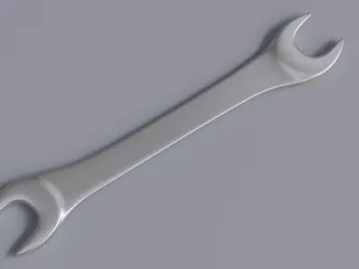Combination Spanner 3D model
