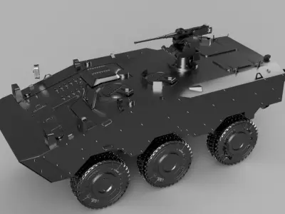 VBTP - GUARANI 6x6 Tower REMAX 3D print model