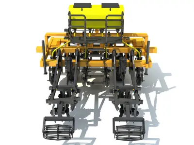Farm Subsoiler 3D model