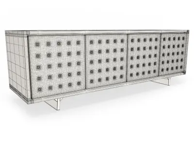 Set Of Sideboards Pattern Free 3D model