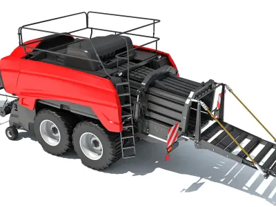 Large Square Baler 3D model