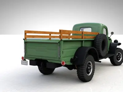 Dodge Power Wagon 3D Model Pack