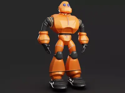 sci fi - character robot - model Free low-poly 3D model