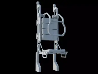 Sci Fi Transport Chair 3D model