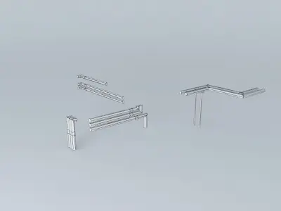 pipes for plant Free 3D model