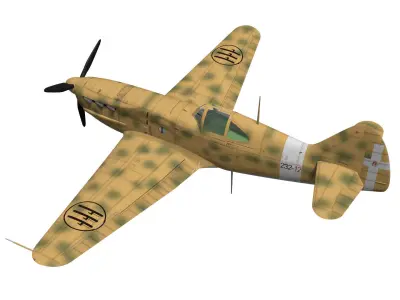 Dewoitine D520 3D model buy