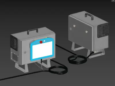 Robot Controller Operator 3D model