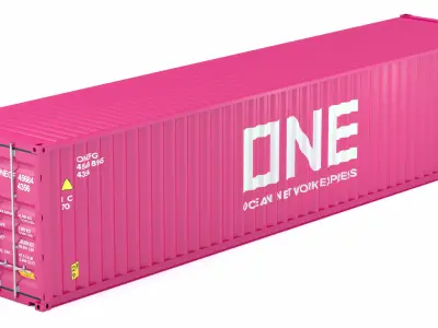 One Shipping Container 3D model