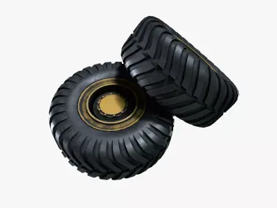 Truck Tyre 3D model buy