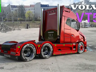  VOLVO VT5 - Vlastuin Remix  - PBR lowpoly Low-poly 3D model