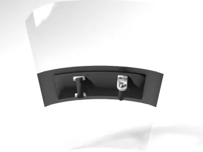 Personal Armor Shield - Riot Shield 3D model