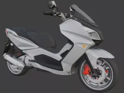 Modern Electric Scooter 3D model