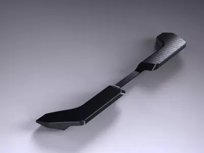 Spoiler combo rear sedan 3D model purchase