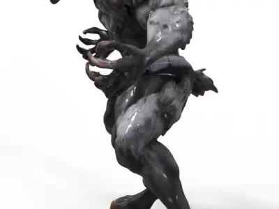 Monster Wolf 3D model