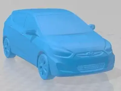 Hyundai Accent 2014 Printable Car 3D print model